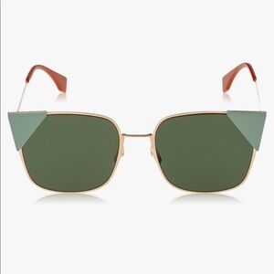 Fendi Women's Ff 0191/S O7 Sunglasses, Gold Copper